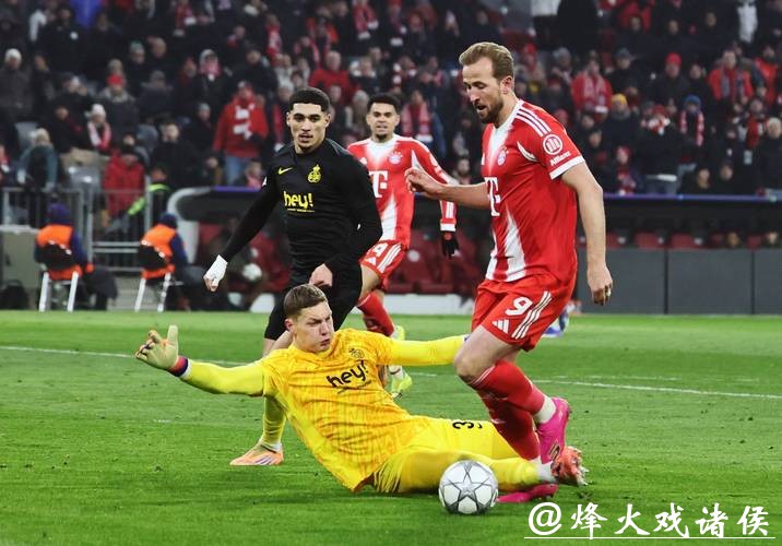 欧冠-凯恩梅开二度 拜仁主场两球完胜圣吉罗斯